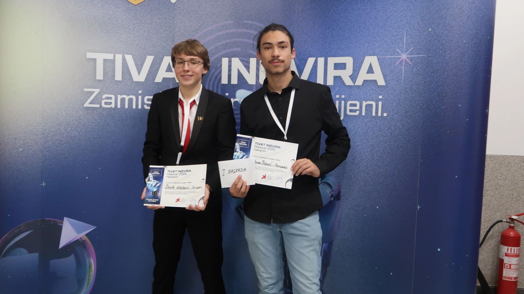 Hackathon award event photo